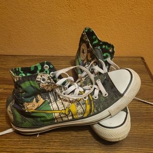 Men's size 9 "The Riddler" Converse RARE